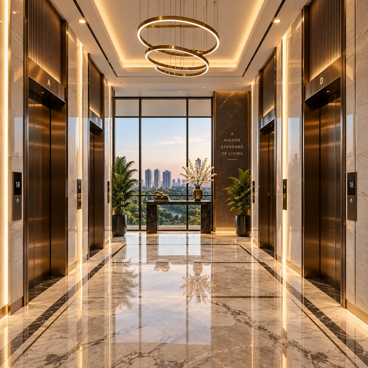 L&T Lift Lobby